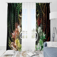 Vanuatu Happy Assumption Day Window Curtain LT05 - Polynesian Pride