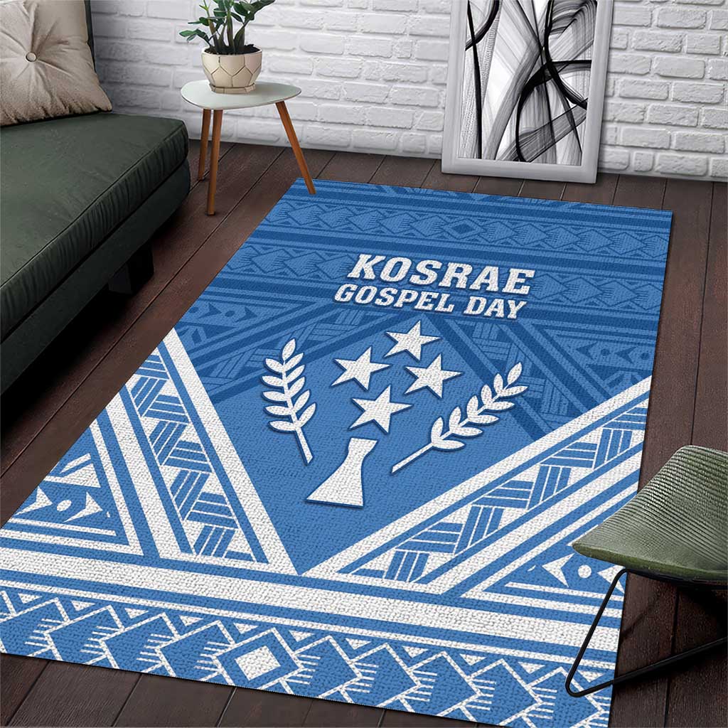 Kosrae State Gospel Day Area Rug Simple Style
