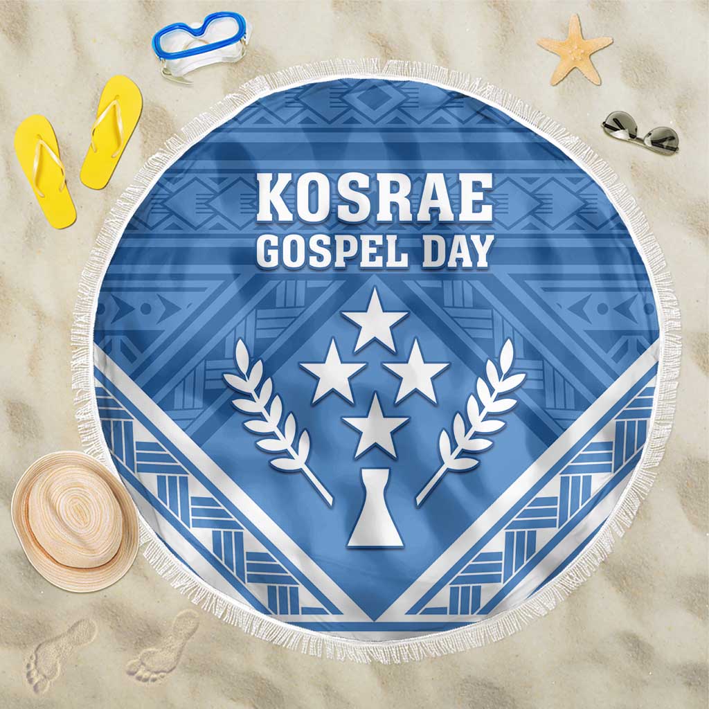 Kosrae State Gospel Day Beach Blanket Simple Style
