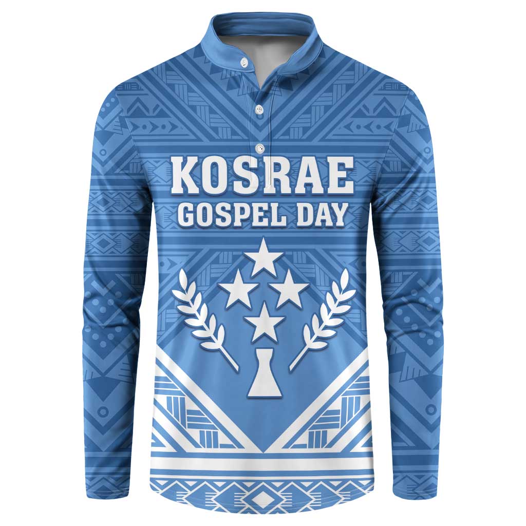 Personalised Kosrae State Gospel Day Button Sweatshirt Simple Style