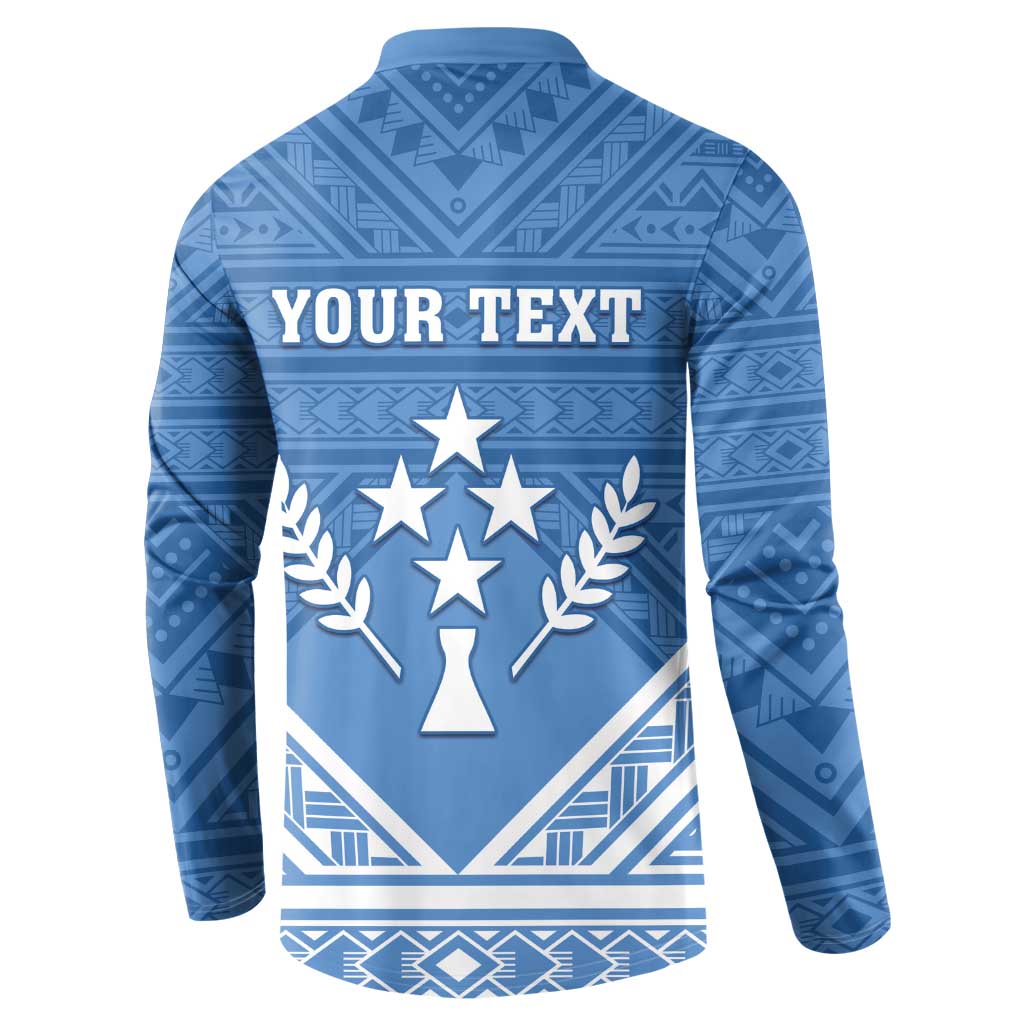 Personalised Kosrae State Gospel Day Button Sweatshirt Simple Style