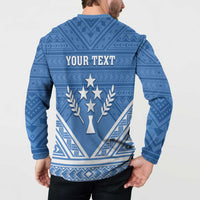 Personalised Kosrae State Gospel Day Button Sweatshirt Simple Style