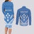 Personalised Kosrae State Gospel Day Couples Matching Long Sleeve Bodycon Dress and Long Sleeve Button Shirt Simple Style