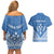 Personalised Kosrae State Gospel Day Couples Matching Off Shoulder Short Dress and Hawaiian Shirt Simple Style