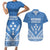 Personalised Kosrae State Gospel Day Couples Matching Short Sleeve Bodycon Dress and Hawaiian Shirt Simple Style