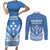 Personalised Kosrae State Gospel Day Couples Matching Short Sleeve Bodycon Dress and Long Sleeve Button Shirt Simple Style