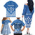 Personalised Kosrae State Gospel Day Family Matching Off The Shoulder Long Sleeve Dress and Hawaiian Shirt Simple Style