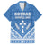 Personalised Kosrae State Gospel Day Family Matching Off The Shoulder Long Sleeve Dress and Hawaiian Shirt Simple Style