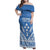 Personalised Kosrae State Gospel Day Family Matching Off Shoulder Maxi Dress and Hawaiian Shirt Simple Style