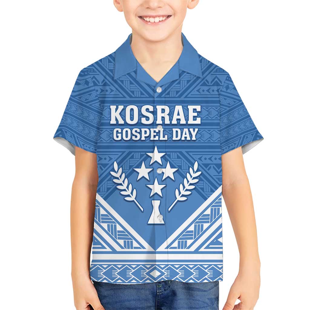 Personalised Kosrae State Gospel Day Family Matching Summer Maxi Dress and Hawaiian Shirt Simple Style