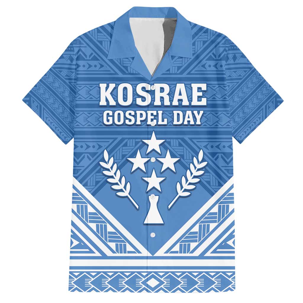 Personalised Kosrae State Gospel Day Hawaiian Shirt Simple Style