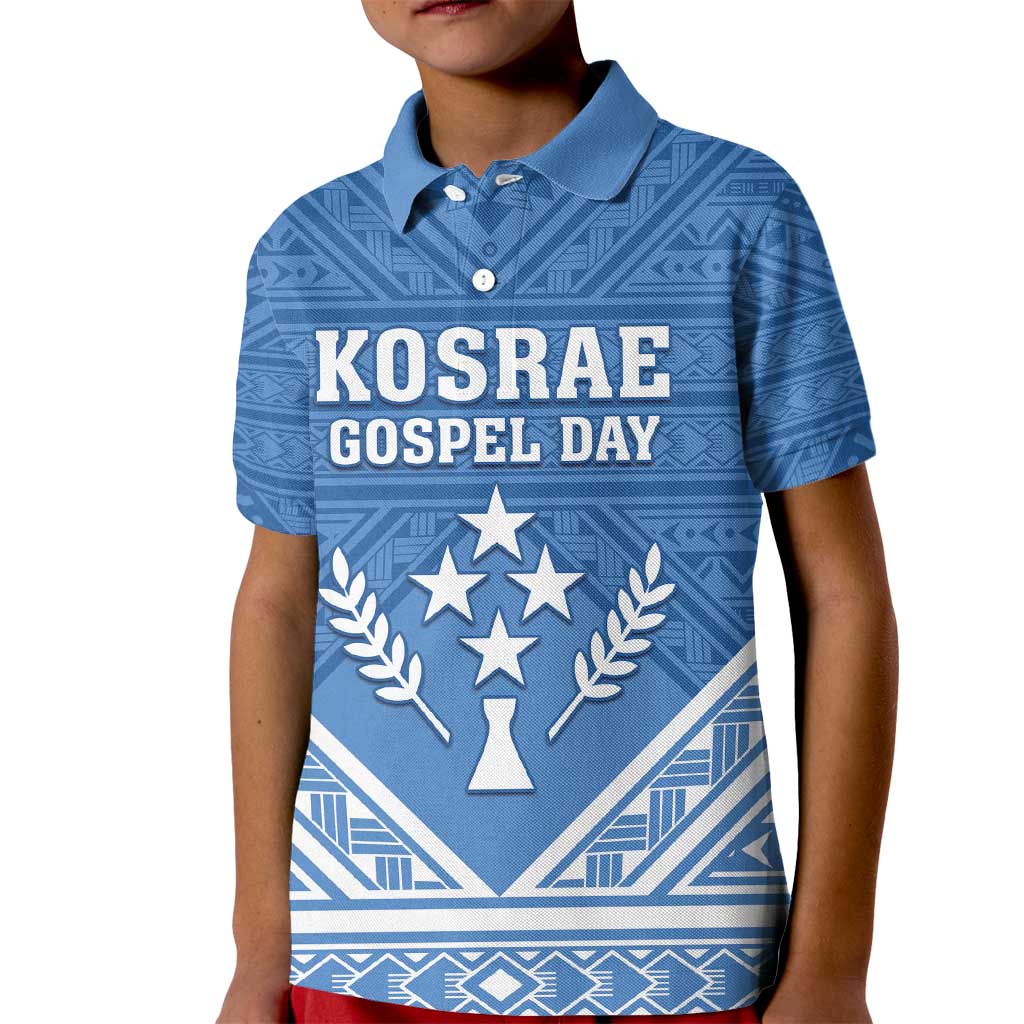 Personalised Kosrae State Gospel Day Kid Polo Shirt Simple Style
