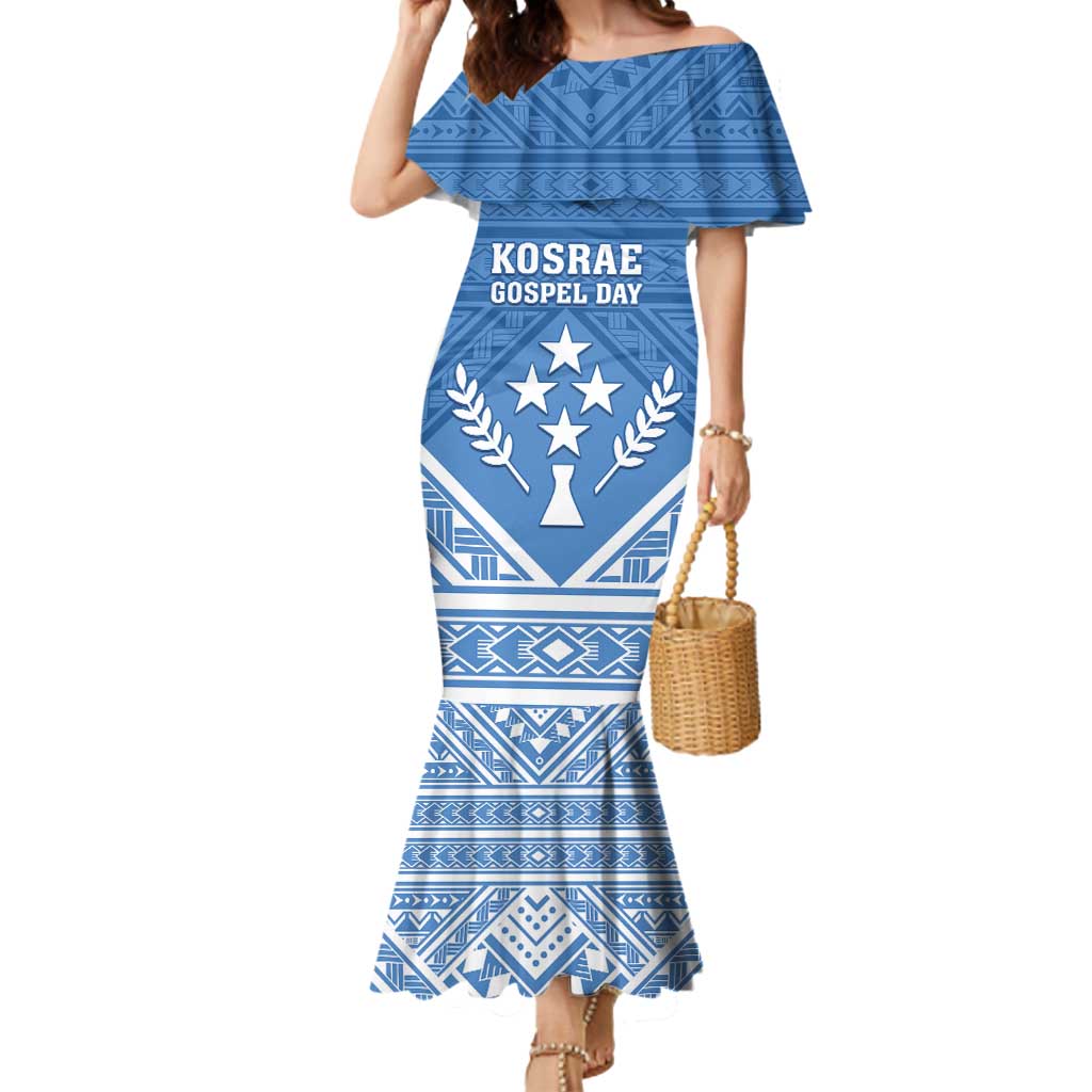 Personalised Kosrae State Gospel Day Mermaid Dress Simple Style