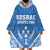 Personalised Kosrae State Gospel Day Wearable Blanket Hoodie Simple Style