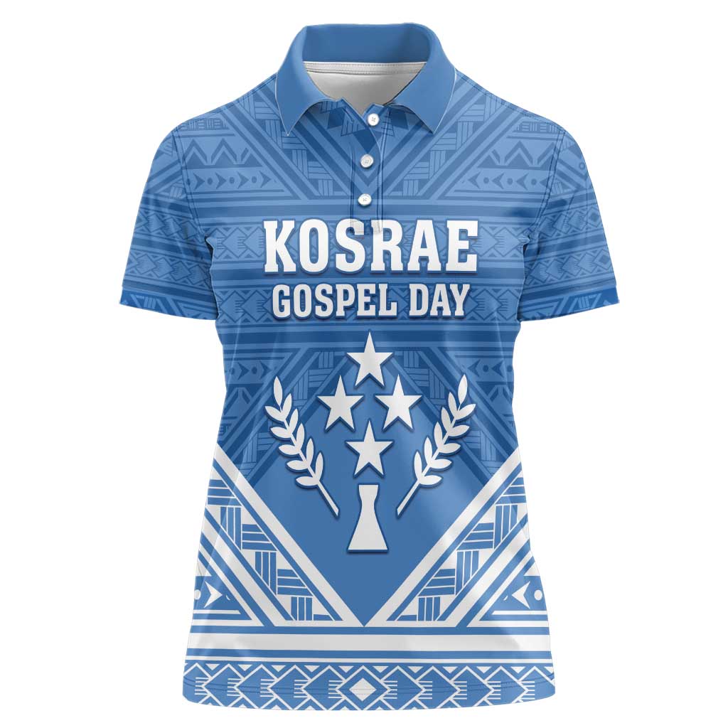 Personalised Kosrae State Gospel Day Women Polo Shirt Simple Style