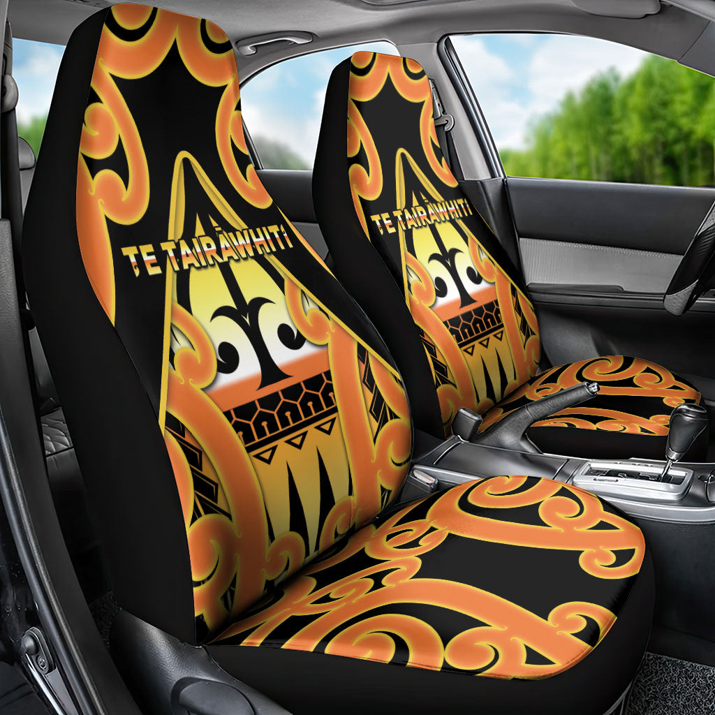 New Zealand Te Tairawhiti Car Seat Cover Maori Koru Pattern LT05 - Polynesian Pride