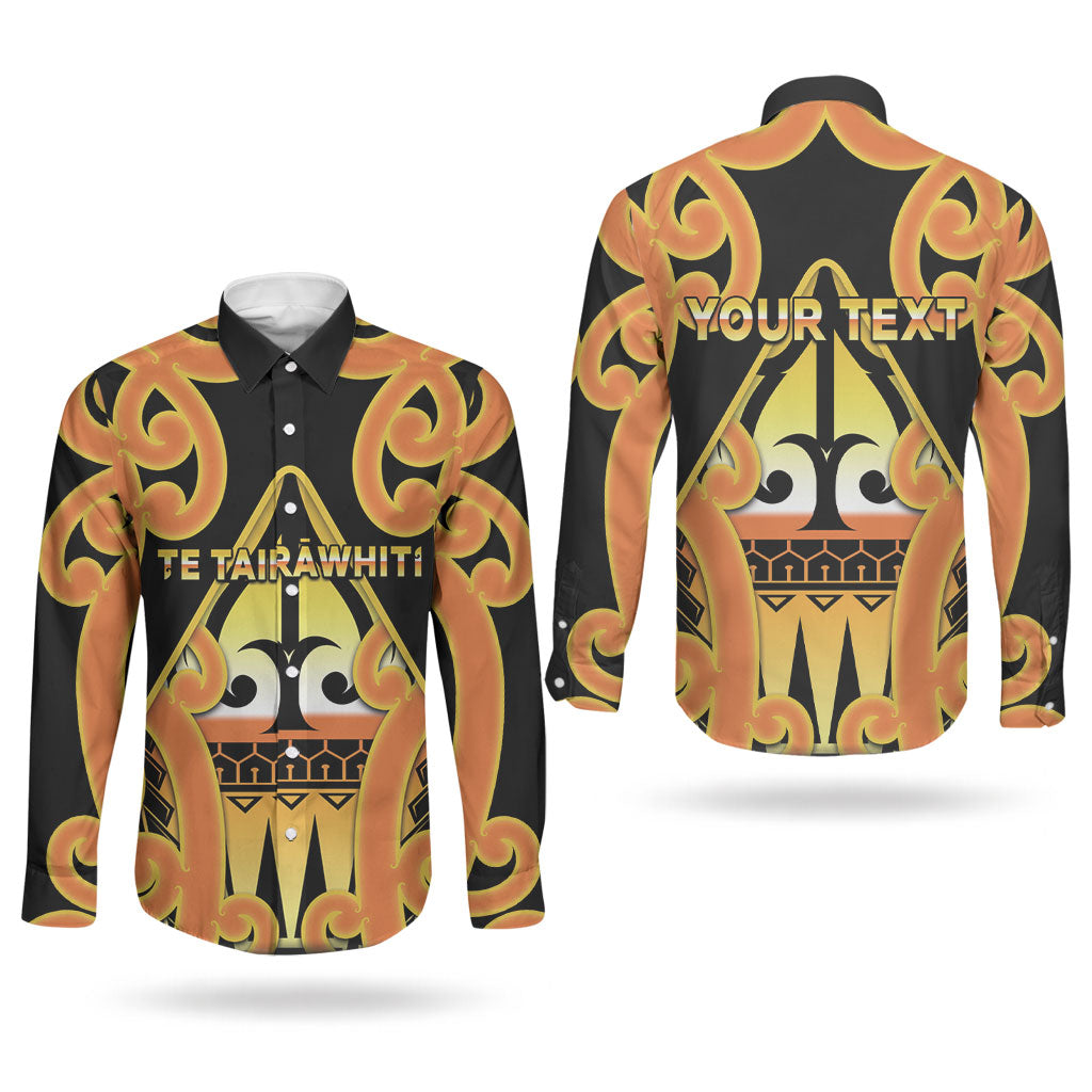 Personalised New Zealand Te Tairawhiti Couples Matching Summer Maxi Dress and Long Sleeve Button Shirt Maori Koru Pattern LT05 - Polynesian Pride