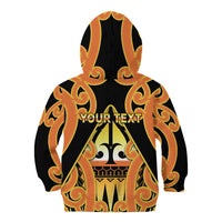 Personalised New Zealand Te Tairawhiti Kid Hoodie Maori Koru Pattern LT05 - Polynesian Pride