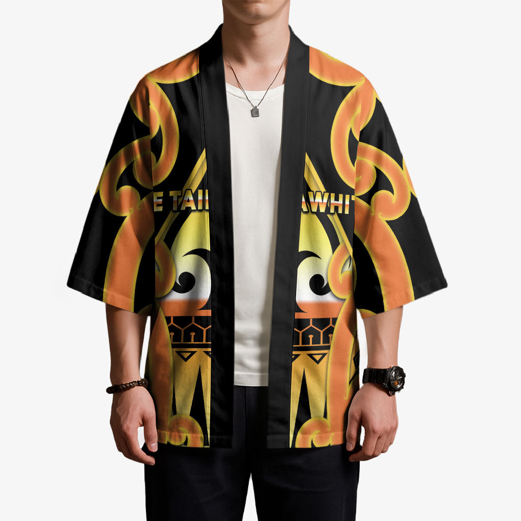 Personalised New Zealand Te Tairawhiti Kimono Maori Koru Pattern LT05 - Polynesian Pride