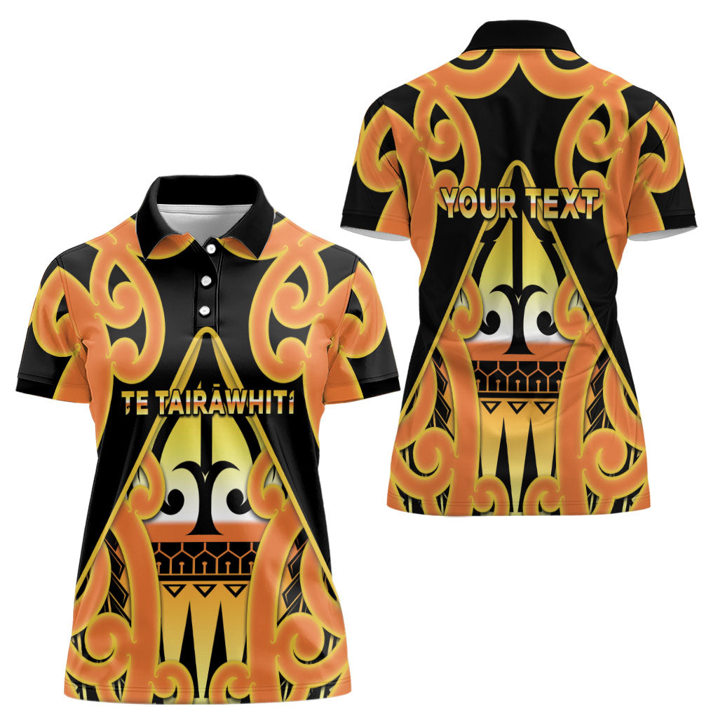 Personalised New Zealand Te Tairawhiti Women Polo Shirt Maori Koru Pattern LT05 - Polynesian Pride