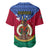 Vanuatu Shefa Province Baseball Jersey Coat Of Arms And Namele Fern Polynesian Pattern LT05 - Polynesian Pride