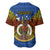 Vanuatu Tafea Province Baseball Jersey Coat Of Arms And Namele Fern Polynesian Pattern LT05 - Polynesian Pride