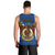 Vanuatu Tafea Province Men Tank Top Coat Of Arms And Namele Fern Polynesian Pattern LT05 - Polynesian Pride