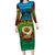 Vanuatu Torba Province Long Sleeve Bodycon Dress Vanuatuan Coat Of Arms Polynesian Pattern LT05 Long Dress Green - Polynesian Pride