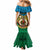 Vanuatu Torba Province Mermaid Dress Vanuatuan Coat Of Arms Polynesian Pattern LT05 - Polynesian Pride