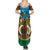 Vanuatu Torba Province Summer Maxi Dress Vanuatuan Coat Of Arms Polynesian Pattern LT05 - Polynesian Pride