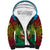 Personalized Vanuatu Torba Province Sherpa Hoodie Vanuatuan Coat Of Arms Polynesian Pattern LT05 Unisex Green - Polynesian Pride