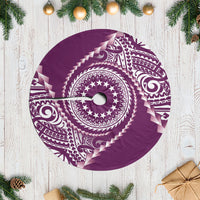 Cook Islands Gospel Day Tree Skirt Maroon Tribal Curves LT05 Casual Maroon - Polynesian Pride