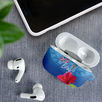 Bula Fiji Day AirPods Case Traditional Tapa Pattern With Hibiscus LT05 - Polynesian Pride