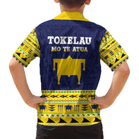 Tokelau Christmas Family Matching Puletasi and Hawaiian Shirt Tokelauan Turtle Santa Sleigh