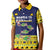 Tokelau Christmas Kid Polo Shirt Tokelauan Turtle Santa Sleigh