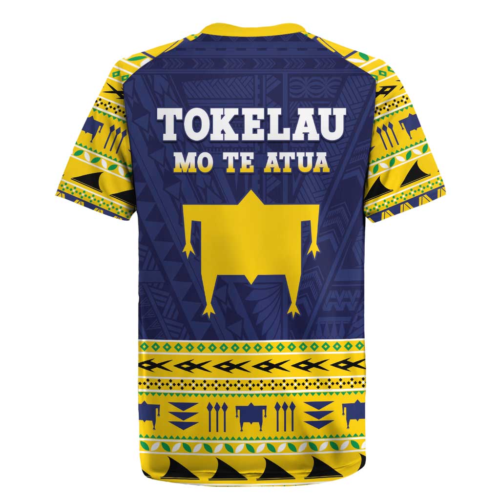Tokelau Christmas Rugby Jersey Tokelauan Turtle Santa Sleigh