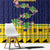 Tokelau Christmas Window Curtain Tokelauan Turtle Santa Sleigh