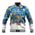 New Zealand Christmas Baseball Jacket Kiwis Santa Sleigh Starry Night Style