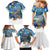 New Zealand Christmas Family Matching Mermaid Dress and Hawaiian Shirt Kiwis Santa Sleigh Starry Night Style