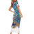 New Zealand Christmas Family Matching Short Sleeve Bodycon Dress and Hawaiian Shirt Kiwis Santa Sleigh Starry Night Style