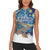 New Zealand Christmas Women Sleeveless Polo Shirt Kiwis Santa Sleigh Starry Night Style