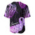 Pancreatic Cancer Awareness Baseball Jersey Keep Calm And Fight On Polynesian Pattern LT05 - Polynesian Pride