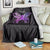 Pancreatic Cancer Awareness Blanket Keep Calm And Fight On Polynesian Pattern LT05 - Polynesian Pride