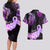 Pancreatic Cancer Awareness Couples Matching Long Sleeve Bodycon Dress and Hawaiian Shirt Keep Calm And Fight On Polynesian Pattern LT05 - Polynesian Pride