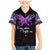 Pancreatic Cancer Awareness Family Matching Mermaid Dress and Hawaiian Shirt Keep Calm And Fight On Polynesian Pattern LT05 Son's Shirt Purple - Polynesian Pride