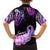 Pancreatic Cancer Awareness Family Matching Off Shoulder Long Sleeve Dress and Hawaiian Shirt Keep Calm And Fight On Polynesian Pattern LT05 - Polynesian Pride