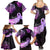 Pancreatic Cancer Awareness Family Matching Summer Maxi Dress and Hawaiian Shirt Keep Calm And Fight On Polynesian Pattern LT05 - Polynesian Pride