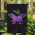 Pancreatic Cancer Awareness Garden Flag Keep Calm And Fight On Polynesian Pattern LT05 Garden Flag Purple - Polynesian Pride