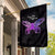 Pancreatic Cancer Awareness Garden Flag Keep Calm And Fight On Polynesian Pattern LT05 House Flag Purple - Polynesian Pride