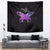 Pancreatic Cancer Awareness Tapestry Keep Calm And Fight On Polynesian Pattern LT05 - Polynesian Pride